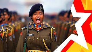 ЖЕНСКИЕ ВОЙСКА ИНДИИ  WOMEN'S TROOPS OF INDIA  भारत की महिला सेना  Военный парад #indian