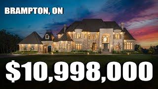 This Brampton Mansion Left Us SPEECHLESS!!! Tranquil Escape Nestled In Castlemore Estates For Sale