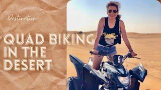 QUAD BIKING IN THE DESERT I RHONZIE VLOG