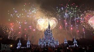 Fantasy in the Sky Fireworks New Year's Fireworks Show Magic Kingdom Walt Disney World 2016