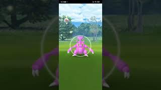 Catching a Shiny Female Heracross in Pokemon go