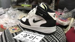 나이키 에어 포스 1 미드 SC 달마시안 포스 달마시안 풋락커 한정 1996年(NIKE AIR FORCE 1 MID SC JEWEL DALMATIAN) 630125-104