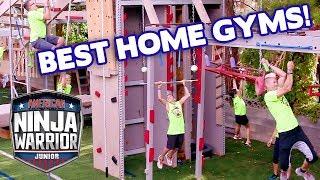 10 AMAZING BACKYARD NINJA GYMS! | American Ninja Warrior Junior | Universal Kids