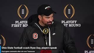 Full Ryan Day press conference after Ohio State vs. Tennessee CFP first round