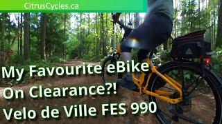 Velo de Ville FES 990 Full Suspension Step Thru eBike Made in Germany - on clearance!