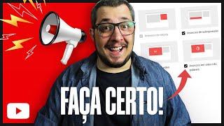 Como colocar ANÚNCIOS nos VÍDEOS e ganhar MAIS DINHEIRO no Youtube!