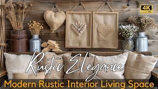 Transform Your Living Space: Enhance Modern Interiors with Rustic Wood Furniture & Aesthetic Fabrics