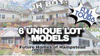 6 FULL HOME TOUR COMPILATION • CUSTOM MODULARS + TINY HOME • Future Homes of Hampstead Lot Models