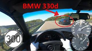 250 kmh !! | BMW E36 328i NO LIMIT TOP SPEED AUTOBAHN POV