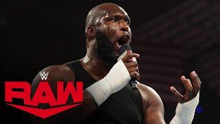 Omos vs. Apollo Crews & Commander Azeez – 2-on-1 Handicap Match: Raw, March 21, 2022