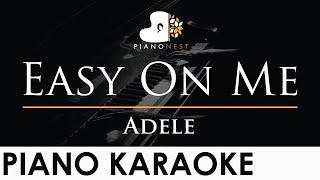 Adele - Easy On Me - Piano Karaoke Instrumental Cover with Lyrics