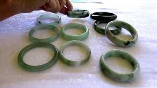 Jade Heaven Vintage and Modern Jadeite Jade Bangle Bracelets