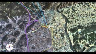 [HD] 2011 PWC in MunGyeong Korea Task2-2 animation : Korean pilots vs US Winner