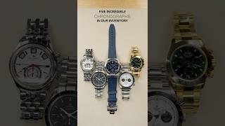 Five Incredible Chronographs in Our Inventory From Rolex, Tudor & more l SwissWatchExpo