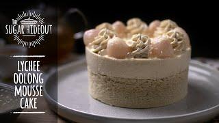 Lychee Oolong Mousse Souffle Cheesecake