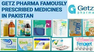 Getz Pharma Medicines in Pakistan | Dr Ahmed Bukhari