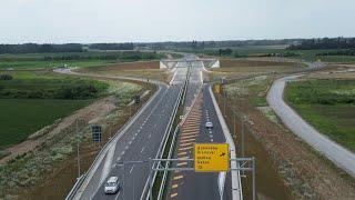 Brza saobraćajnica Šabac-Loznica - od autoputa Ruma-Šabac do Majura - dron i moto snimak