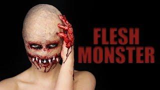 FLESH MONSTER Halloween SFX Makeup Tutorial