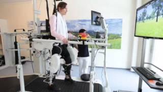 Gangroboter Lokomat zur robotergestützten Gangtherapie