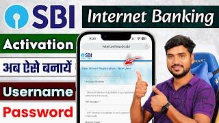 SBI Internet Banking Online Registration in HINDI | Online SBI Net Banking Activation | SBI Bank