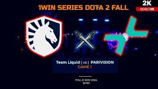 Team Liquid vs PARAVISION Game 1 Highlights | 1win Series Dota 2 Playoffs | Semifinals [21-Nov-24]