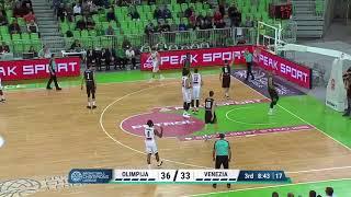 Olimpija Lubiana - Umana Reyer: Orelik highlights