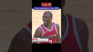 Top 10 NBA TROLL Moments #nbashorts #nbamemes #funnymoments