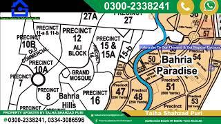 Bahria Key Plan (Map Discussion)| Precinct 1 to Precinct 33 | Property Updates By Talha Shahzad Puri