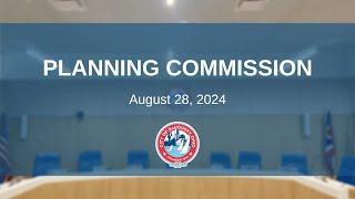 Planning Commission Meeting - August 28, 2024