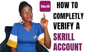 How to Create and verify a skrill account step by step guide in 2022