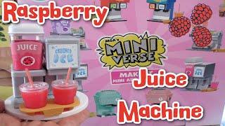 Miniverse Make it Mini Appliances Raspberry Juice Machine!!