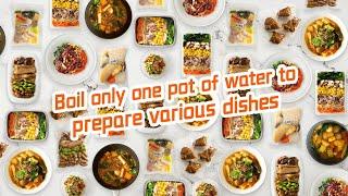Boil only one pot of water to prepare various dishes 只用水煮方式做备菜！居然能做这么多种类！| 曼食慢语