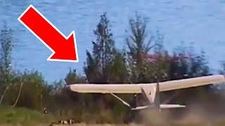 PLANE TAKES OFF STRAIGHT INTO TREES - Daily dose of aviation