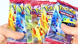 Fake Pokemon Cards Sword and Shield Booster Packs Vmax from Aliexpress