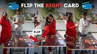 Flip The Card Challenge ️️ #newgame #shortsviral #cashchallenge #flipandwin