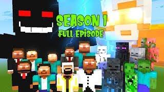 SEASON 1 FULL  EPISODE HEROBRINE BROTHERS AND THE DARK LORD  - Minecraft Animations