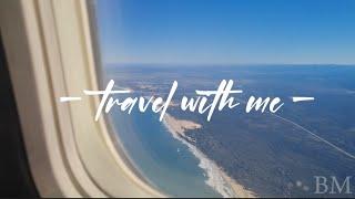 VLOG : CATCH FLIGHTS WITH ME + LUNCH