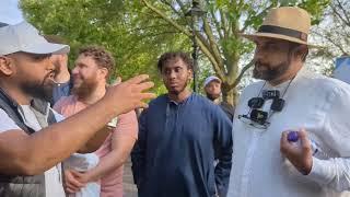 SHIA VS MUAWIYA, MUSLIM SUNNI RESPONDS |  ADNAN RASHID & SHIA SPEAKERS CORNER SAM DAWAH