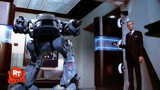 RoboCop (1987) - RoboCop vs. ED-209 Scene | Movieclips