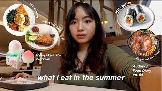 food diary | what i eat in the summer, blue jays game, Indonesian food in Toronto, lots of good food