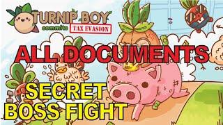 Turnip Boy Commits Tax Evasion SECRET BOSS FIGHT (AFTER FINDING ALL DOCUMENTS) Nintendo Switch