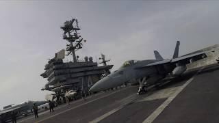 First Person View of Navy Catapult Launch