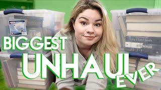 MY BIGGEST UNHAUL EVER! (I'm finally going through the books from my parents house)