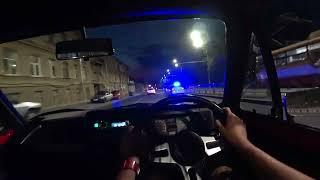 Night Driving vw golf mk1 Odessa Ukraine