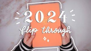 2024 bullet journal flip through | chatting and flipping through my journal 