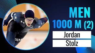 Jordan STOLZ (USA) | Winner | 1000m (2) Men | Salt Lake City 2024 | #SpeedSkating