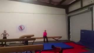 Simone Biles - Double Double beam dismount (old video)