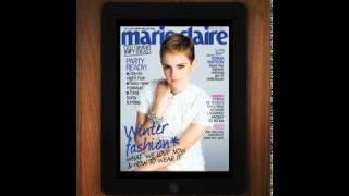 Marie Claire iPad Movable Cover Starring Emma Watson