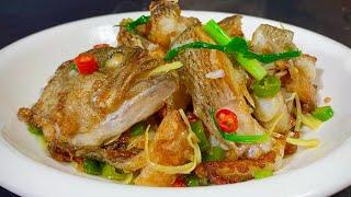 Seabass is a particularly suitable home-cooked practice. The ingredients are simple,