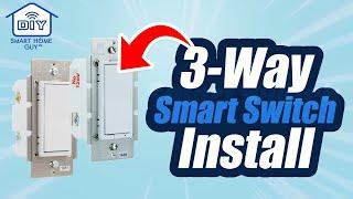 DIY 3-Way Switch GE / Leviton Smart Switch Installation (Z-Wave)